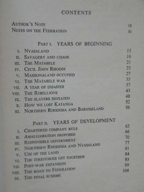 DESERVE TO BE GREAT  The Story of Rhodesia and Nyasaland  (Rhodesiana)