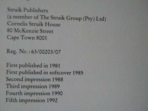 THIS IS SOUTH AFRICA  by August Sycholt & Peter Schirmer