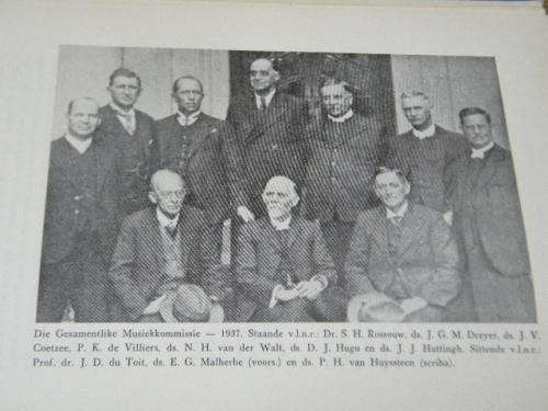 DIE AFRIKAANSE PSALMMELODIEE deur  dr. J. J. A. van der Walt