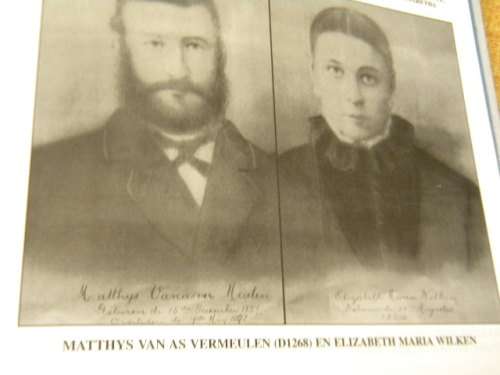 DIE GESLAGSREGISTER VAN DIE VERMEULEN FAMILIE  Samestellers: Johan en Izak Vermeulen  Unieke Nr 242