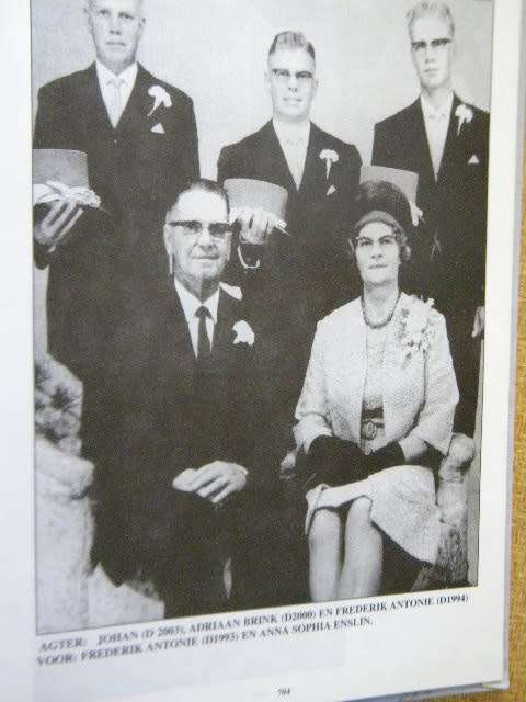 DIE GESLAGSREGISTER VAN DIE VERMEULEN FAMILIE  Samestellers: Johan en Izak Vermeulen  Unieke Nr 242