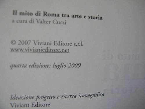 IL MITO DI ROMA tra arte e storia  / The Myth of Rome between art and history