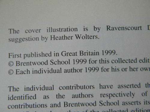 THE BEST OF DAYS? MEMORIES OF BRENTWOOD SCHOOL 1588-2000  by John Wolters and Kerry Stephenson