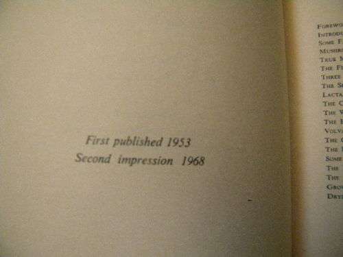 SOME SOUTH AFRICAN EDIBLE AND POISONOUS & INEDIBLE FUNGI  by E.L. Stephens & M.M. Kidd