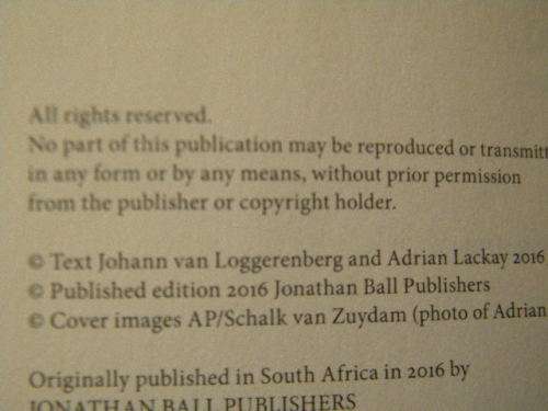 ROGUE The Inside Story of SAR`S Elite Crime-busting Unit by Johan v Loggenrenberg with Adrian Lackay