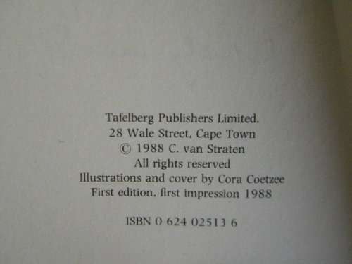 HUBERTA'S JOURNEY  by Cively van Straten  (SIGNED)  Illustrations: Cora Coetzee