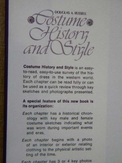 COSTUME HISTORY AND STYLE  by Douglas A. Russell