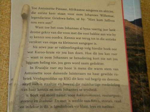 KRUIDJIE ROER MY  Antieke helingskuns van die Karoo-veld  deur Antoinette Pienaar