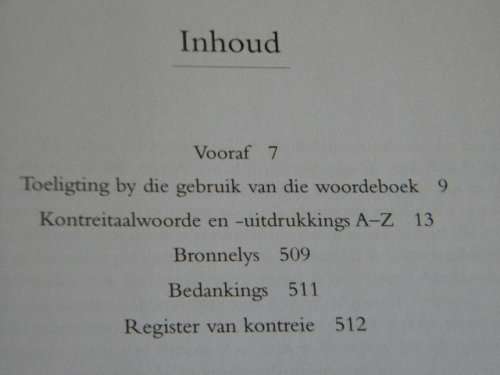 ANNERLIKE AFRIKAANS  deur Anton F. Prinsloo  (Woordeboek van Afrikaanse kontreitaal)