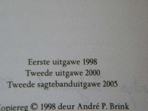 DUIWELSKLOOF  deur Andre P. Brink  (ROMAN)