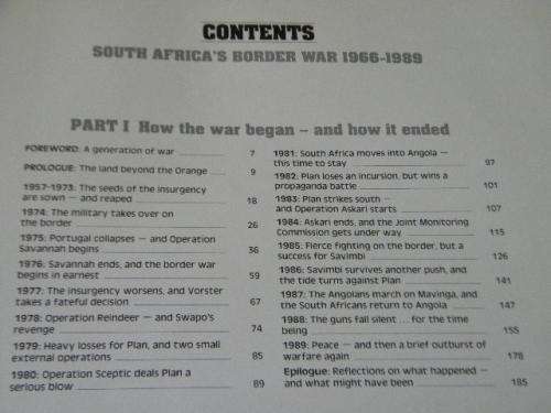 SOUTH AFRICA`S BORDER WAR 1966 - 1989 by Willem Steenkamp