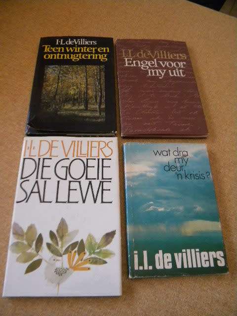 VIER HARDEBANDBOEKE  deur  IL de Villiers