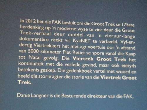 OP DIE SPORE VAN RETIEF Die storie agter die VierTrek Groot Trek deur Danie Langner