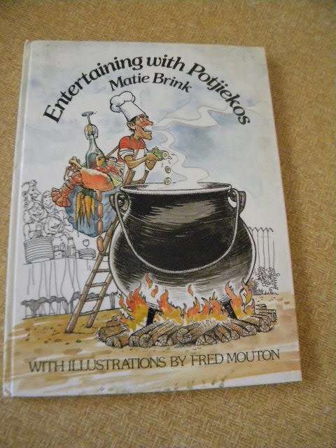 ENTERTAINING WITH POTJIEKOS  by Matie Brink  Illustrations Fred Mouton