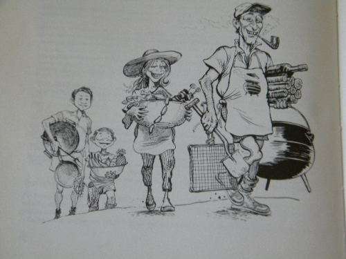 ENTERTAINING WITH POTJIEKOS  by Matie Brink  Illustrations Fred Mouton