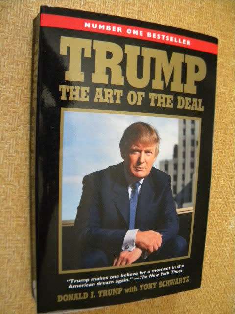 TRUMP THE ART OF THE  DEAL   Donald Trump with Tony Schwartz