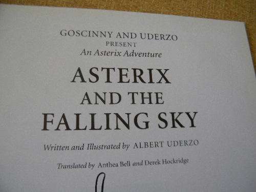 COMIC BOOKS: ASTERIX AND THE FALLING SKY  Written and Illustrated by Albert Uderzo  No 33