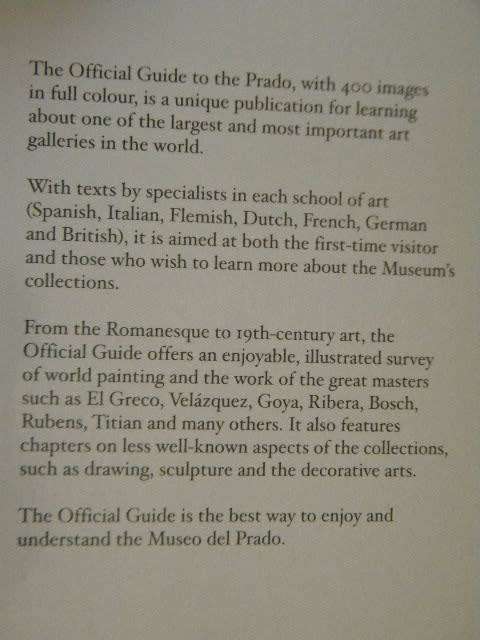 THE PRADO GUIDE (English)  Museo Nacional Del Prado  Spain National Museum