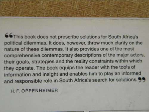 A FUTURE SOUTH AFRICA  Visions, Strategies and Realities  by Peter L. Berger and Bobby Godsell