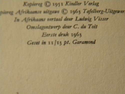 MY LEWE TEEN DIE DOOD  Ervaringe uit my Halfeeu as Chirurg  deur Ferdinand Sauerbruch