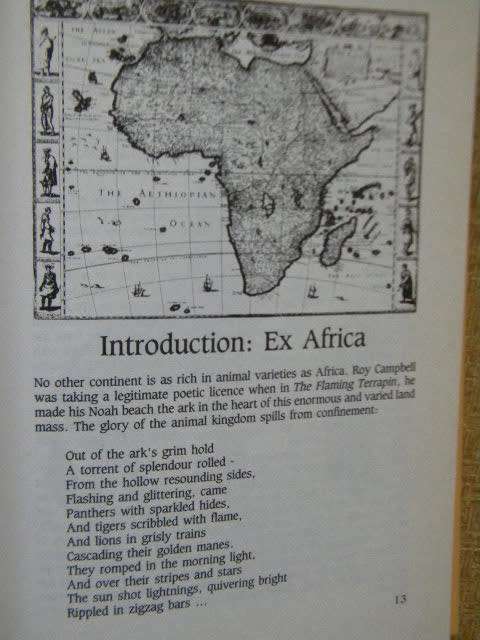 OUT OF THE AFRICAN ARK Edited by David and Guy Butler