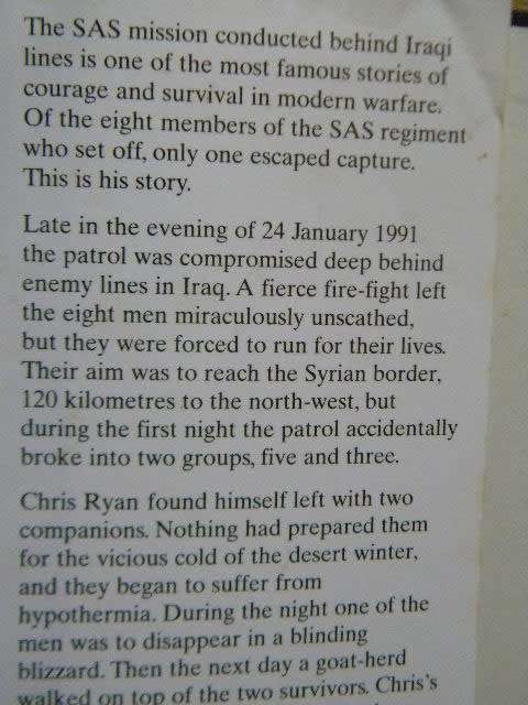 THE ONE THAT GOT AWAY  The true hero of the Bravo Two Zero  by Chris Ryan