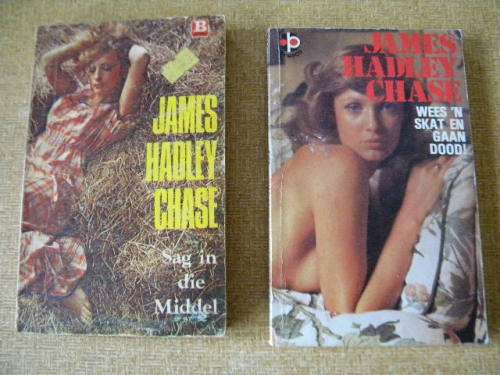 4 X HADLEY CHASE IN AFRIKAANS  (SAGTEBANDE)