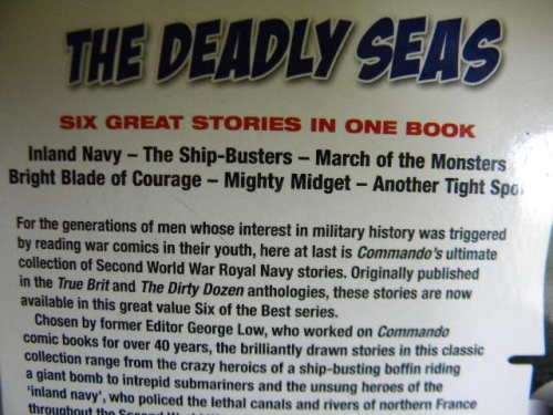COMIC BOOKS: THE DEADLY SEAS  COMMANDO FOR ACTION AND ADVENTURE  Carlton Books