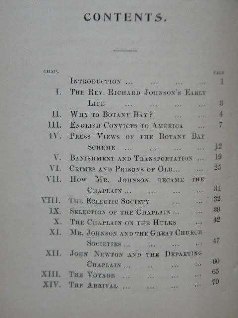 AUSTRALIA`S FIRST PREACHER: The Rev. Richard Johnson  First chaplain of New South Wales