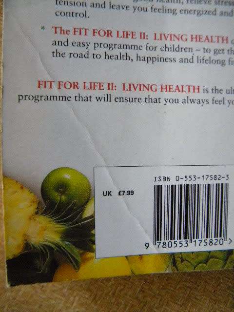 FIT FOR LIFE II Living Health  Complete Health Programme  by Harvey and Marilyn Diamond