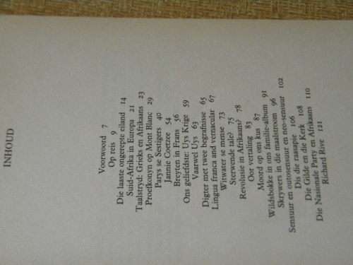 BUIDEL  deur Jan Rabie  Bundel aantekeninge (Outobiografies)