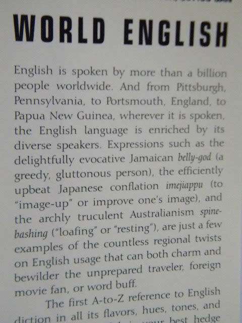 WORLD ENGLISH  (From Aloha to Zed)  by Robert Hendrickson
