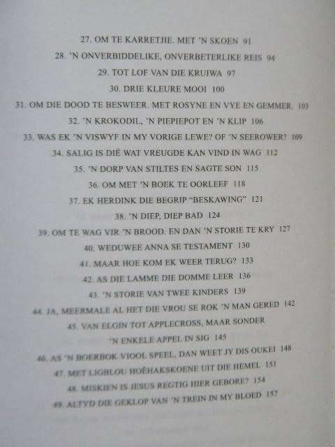 MY VOETE LOOP NA WELLINGTON  deur Riana Scheepers  (GETEKEN)