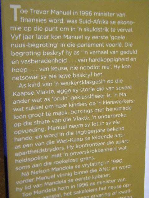 TREVOR MANUEL n Lewensverhaal  deur Pippa Green  Vertaal deur Lindie Dietrich