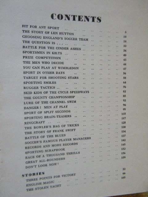 EVERY BOY`S BOOK OF SPORT FOR 1951  Edited by Denis Compton