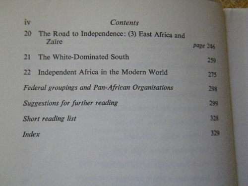 2 SOFTCOVERS: AFRICA SINCE 1800 by R. Oliver and A. Atmore and AFRICA SINCE 1875 by Robin Hallett
