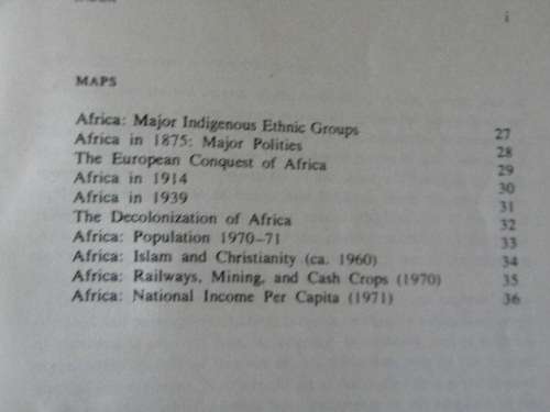 2 SOFTCOVERS: AFRICA SINCE 1800 by R. Oliver and A. Atmore and AFRICA SINCE 1875 by Robin Hallett