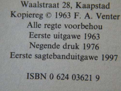 OFFERLAND  deur  F. A. Venter