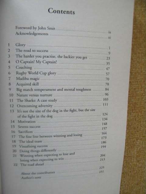 QUEST FOR GLORY  Successes In South African Sport  by Michael Marnewick  Foreword John Smith