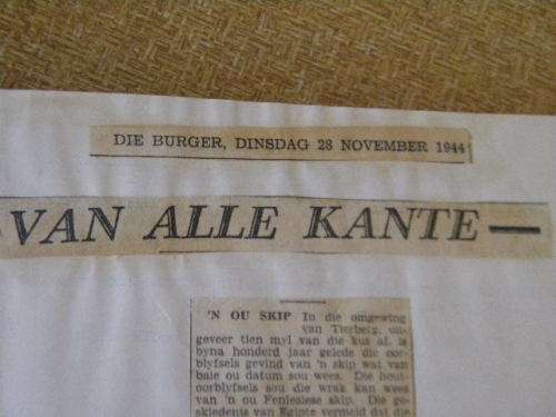 VAN ALLE KANTE  deur Frederik Rompel (Rubriek steeds in Die Burger)