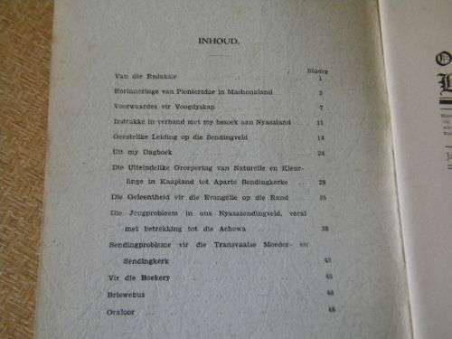 OP DIE HORISON Kwartaalblad van Ned. Geref. Kerk in SA i.v.m. Sending en verwante vraagstukke