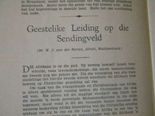 OP DIE HORISON Kwartaalblad van Ned. Geref. Kerk in SA i.v.m. Sending en verwante vraagstukke