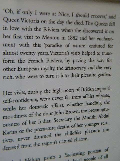 QUEEN VICTORIA  AND THE DISCOVERY OF THE RIVIERA by Michael Nelson