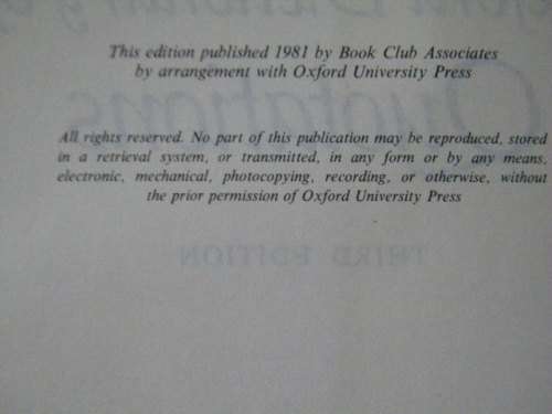THE OXFORD DICTIONARY OF QUOTATIONS (New Edition)