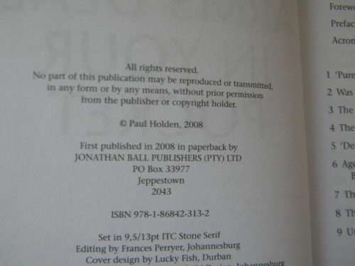 THE ARMS DEAL IN YOUR POCKET by Paul Holden