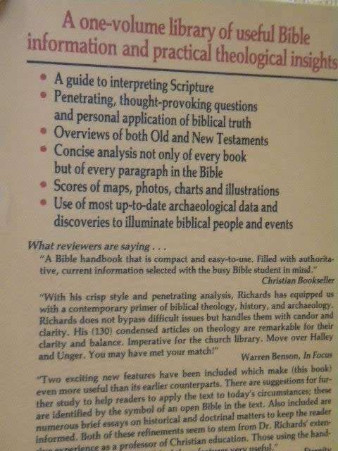 RICHARDS` COMPLETE BIBLE HANDBOOK  by Lawrence O. Richards
