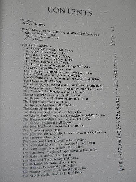 ENCYCLOPEDIA OF UNITED STATES SILVER and GOLD COMMEMORATIVE COINS 1892 - 1954