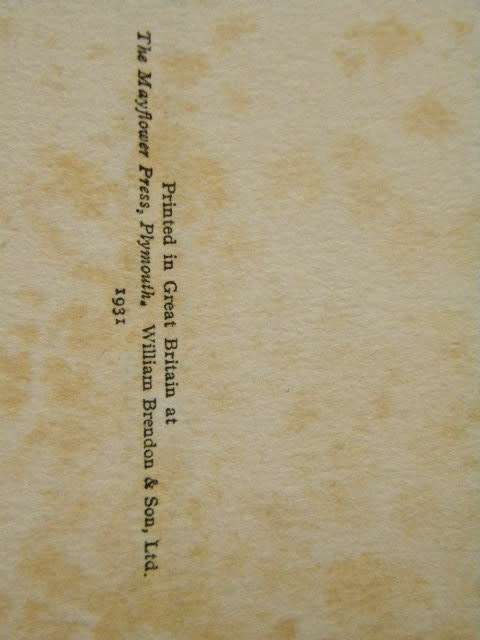 VANITY VANISHED  Reminiscence in many colours  by P. Tennyson Cole