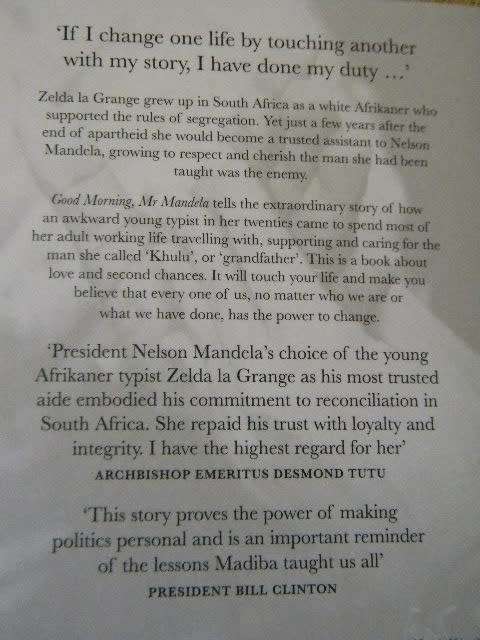 GOOD MORNING, MR MANDELA, by Zelda la Grange