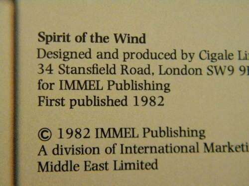 SPIRIT OF THE WIND  The horse in Saudi Arabia  IMMEL Publishing